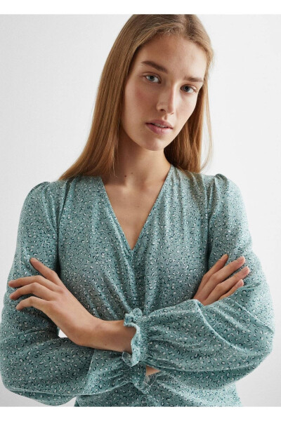 Leopard naqshli koʻylak - 5