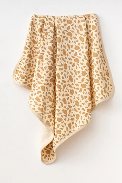Leopard Natural Cotton 80x90 Cm Single Layer Baby Blanket YK53243 - MODAZONE