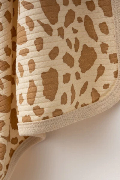 Leopard Natural Cotton 80x90 Cm Single Layer Baby Blanket YK53243 - 3