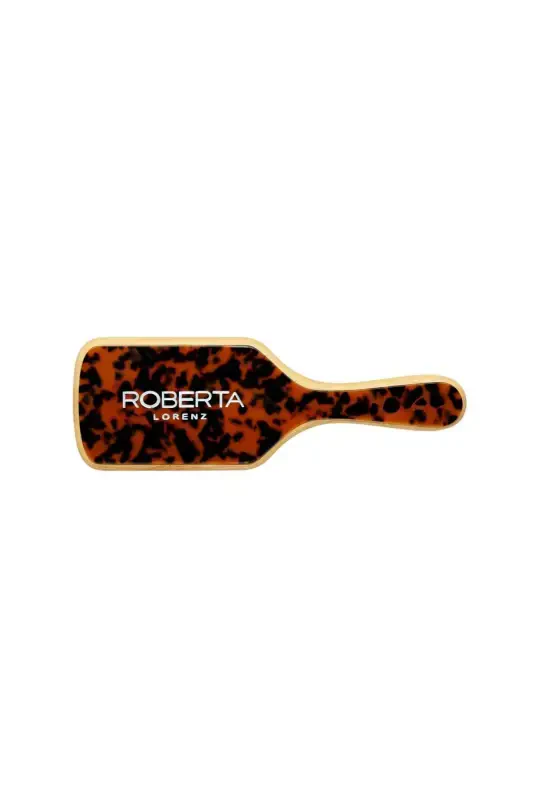 Leopard Patterned Bamboo Toothed Acetate Comb-Leopard - 8