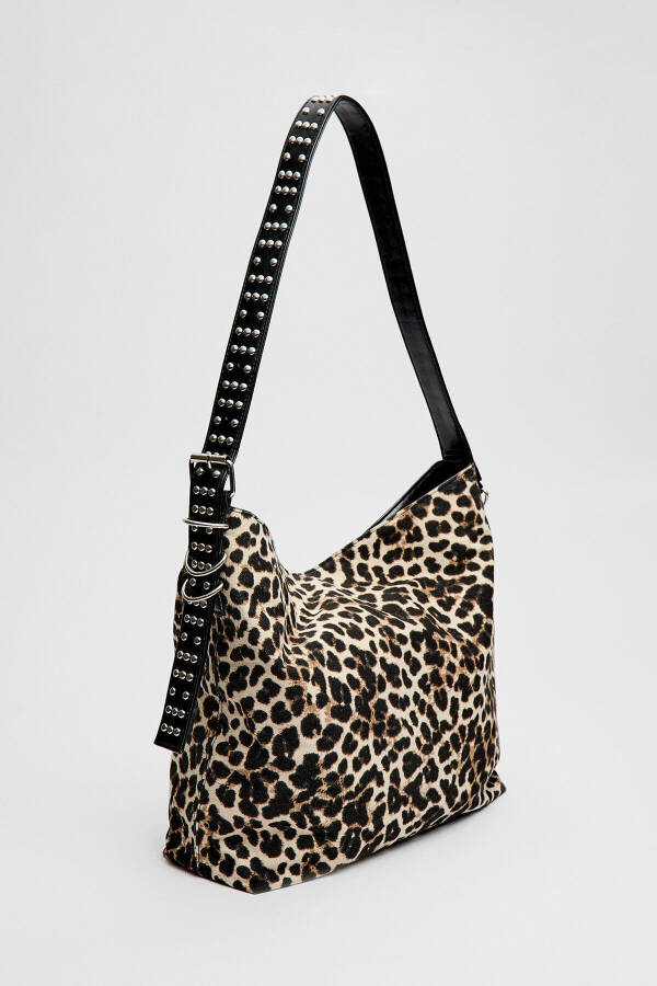 Leopard print clutch bag - 4