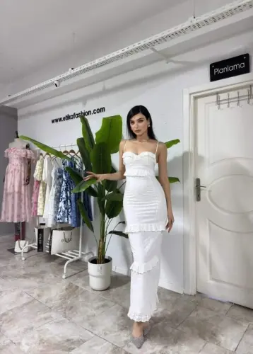 Lere Ip Askılı Elbise - 3