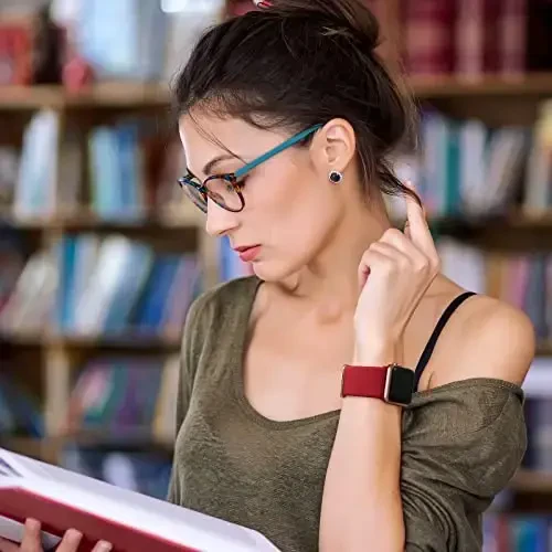 Lerobo Braided Band Compatible with Apple Watch Series 11 10 9 8 7 46mm 45mm 41mm Ultra SE 3 2 1 49mm Series 6 5 4 3 44mm 40mm 38mm 42mm Men iWatch Bands Women Stretchy Nylon Solo Loop Sport Strap - 6