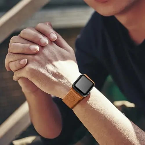 Lerobo Örgülü Kordon Apple Watch Series 11 10 9 8 7 46mm 45mm 41mm Ultra SE 3 2 1 49mm Series 6 5 4 3 44mm 40mm 38mm 42mm Erkek iWatch Kordonları Kadın Esnek Naylon Solo Loop Spor Kayış ile Uyumlu 