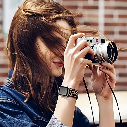 Lerobo Braided Band Compatible with Apple Watch Series 11 10 9 8 7 46mm 45mm 41mm Ultra SE 3 2 1 49mm Series 6 5 4 3 44mm 40mm 38mm 42mm Men iWatch Bands Women Stretchy Nylon Solo Loop Sport Strap - 10