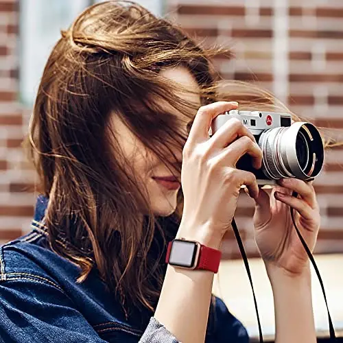 Lerobo Braided Band Compatible with Apple Watch Series 11 10 9 8 7 46mm 45mm 41mm Ultra SE 3 2 1 49mm Series 6 5 4 3 44mm 40mm 38mm 42mm Men iWatch Bands Women Stretchy Nylon Solo Loop Sport Strap - 5