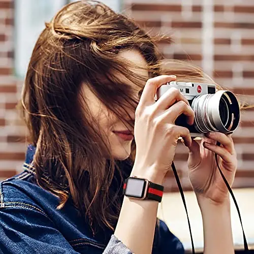 Lerobo Braided Band Compatible with Apple Watch Series 11 10 9 8 7 46mm 45mm 41mm Ultra SE 3 2 1 49mm Series 6 5 4 3 44mm 40mm 38mm 42mm Men iWatch Bands Women Stretchy Nylon Solo Loop Sport Strap - 6