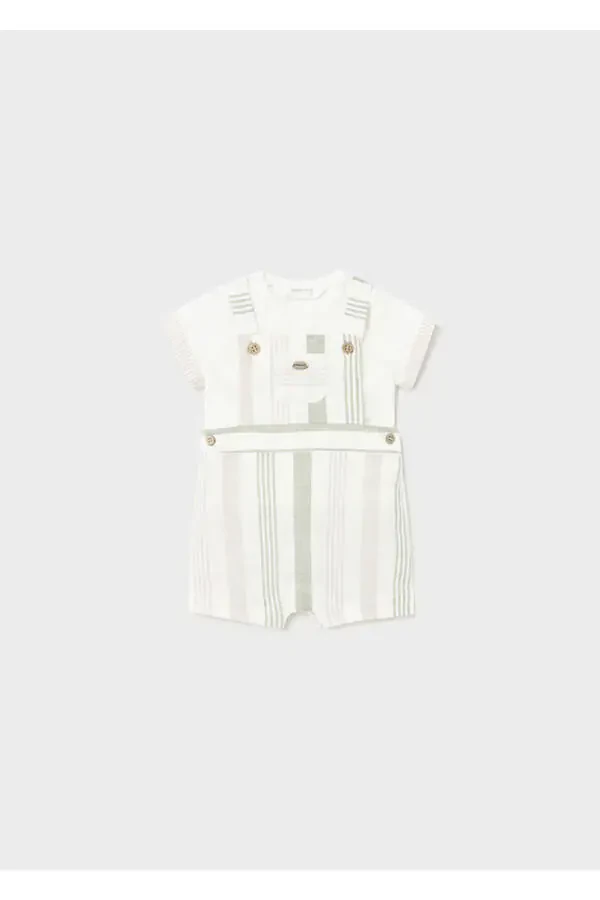 Летний комплект для малышей: блузка и шорты - 1