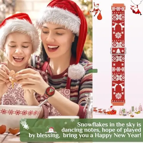 LEToid Samsung Galaxy Watch uchun ayollar uchun bilaguzuklar, Samsung Galaxy Watch 8/7/6/5/4/FE, Active 2 uchun mo'ljallangan Bling cho'ziluvchan neylon tasmasi – Yumshoq, nafas oladigan, sozlanishi, yaltiroq elastik bilaguzuk - 4