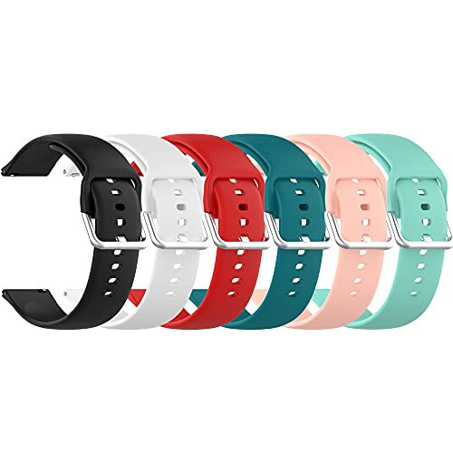 Letsfit EW1 / Letsfit IW1 aqlli soat bilagusiga mos keladigan tasmalar, Amazfit Bip 5 aqlli soat bilaguligi uchun bir xil rangli almashtiriladigan bilaguzuk sport qisimi (IW1 Lite / ID205L / ID205S uchun emas) (kichik) - 1