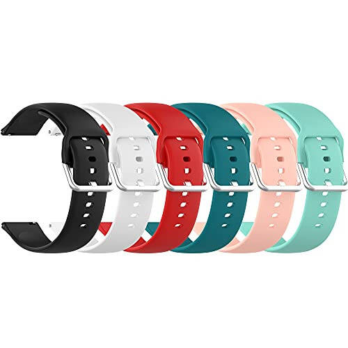Letsfit EW1 / Letsfit IW1 aqlli soat bilagusiga mos keladigan tasmalar, Amazfit Bip 5 aqlli soat bilaguligi uchun bir xil rangli almashtiriladigan bilaguzuk sport qisimi (IW1 Lite / ID205L / ID205S uchun emas) (kichik) - 1