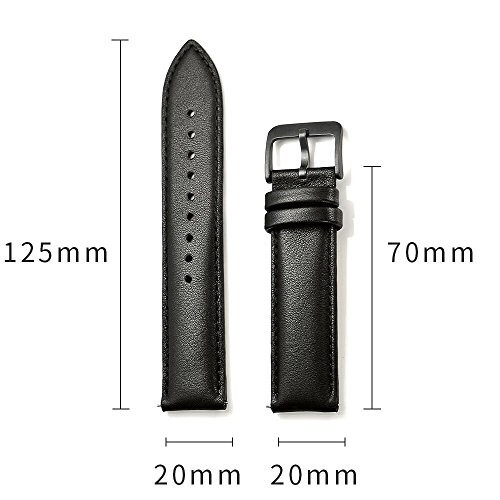 LEUNGLIK 20mm Soat Kamarasi, Vintage Teri Soat Kamarasi 10 Rang Soat Kamarasi, Tez Chiqarish Teri Soat Kamarasi, Klassik Haqiqi Teri Bilaguzuk Erkaklar Ayollar Samsung Almashtirish Kamarasi - LEUNGLIK (1)