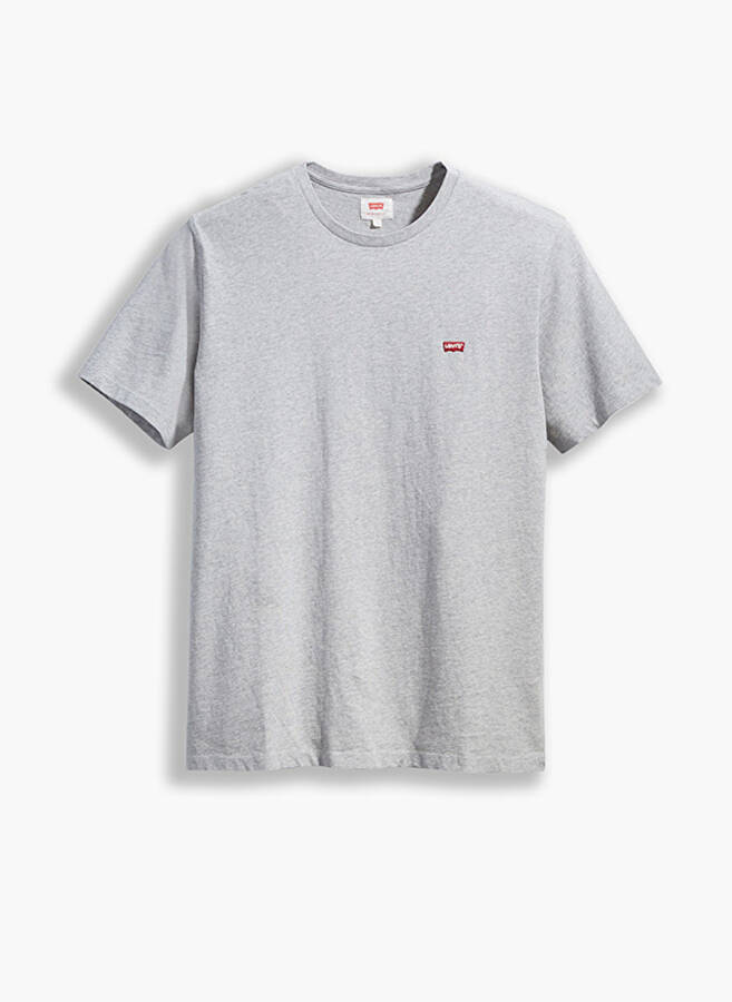 Levis 17164-0032 Bisiklet Yaka Standart Düz Gri Erkek T-Shirt - 3