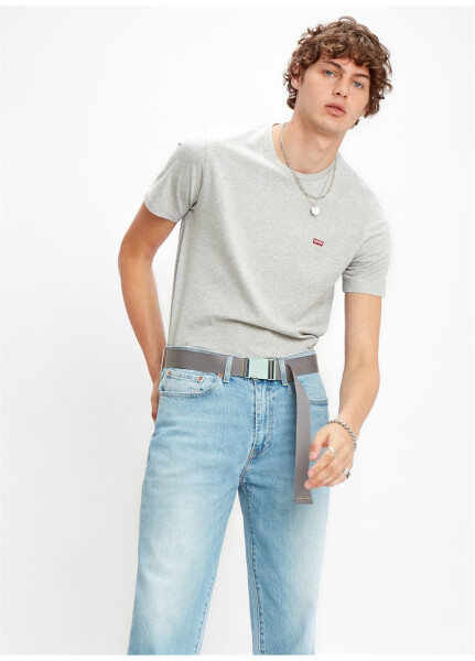 Levis 17164-0032 Bisiklet Yaka Standart Düz Gri Erkek T-Shirt - 4