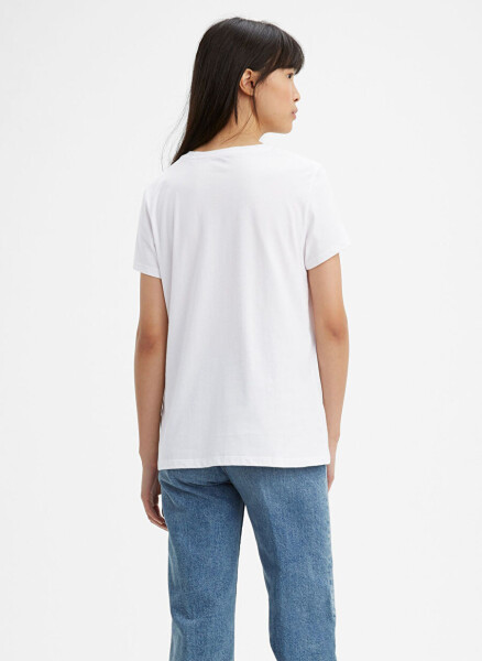 Levi's 17369-1313 Crew Neck Short Sleeve Printed White Women's T-Shirt - 3