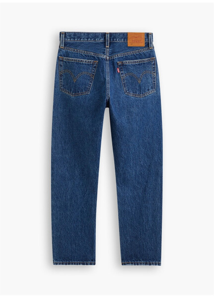 Levis 501 Crop Local Koyu Lacivert Yüksek Bel Regular Kadın Denim Pantolon - 34