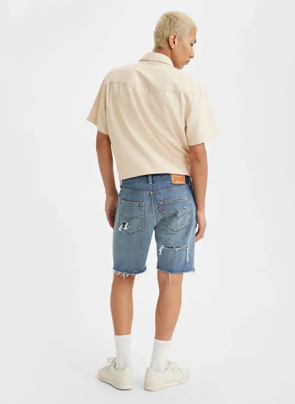 Levis 501 ORIGINAL SHORT WISE Regular Fit To'q ko'k Erkaklar shorti 36512-0197 - 3