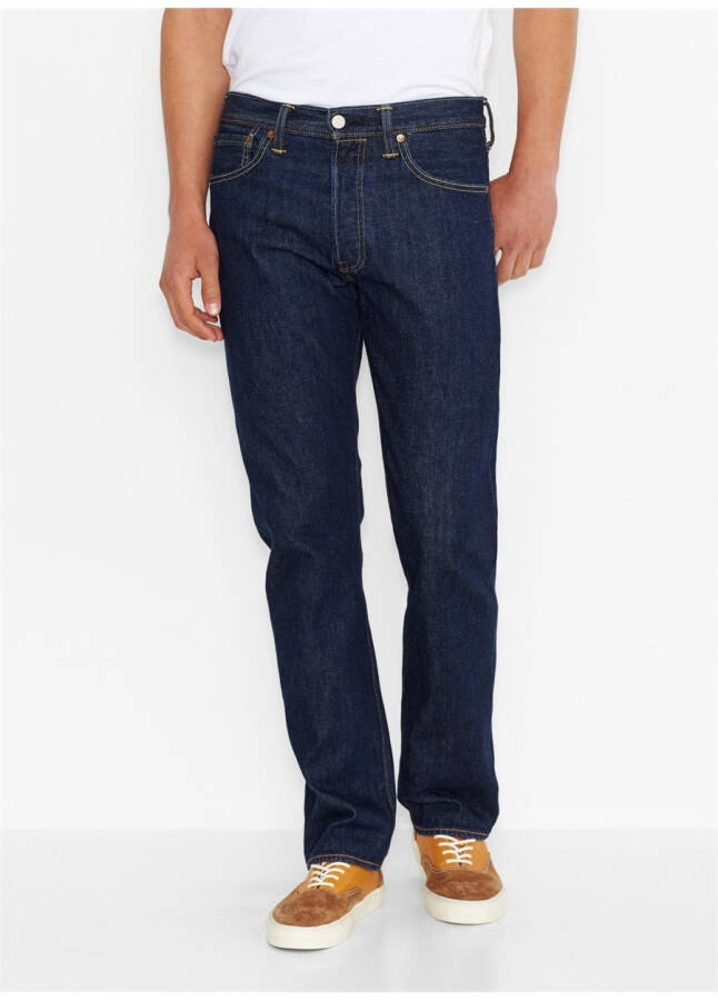 Levis 501 Orijinal Kalıp Erkek Denim Pantolon - 4