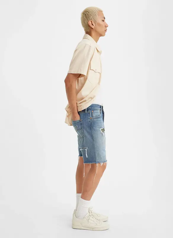 Levis 501 ORIGINAL SHORT WISE Regular Fit Lacivert Erkek Şort 36512-0197 - 2
