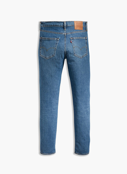 Levi's 512 Indigo Erkaklar uchun Oddiy Fit Slim Denim Jins shimlari CORFU SPANISH ANGELS 28833-0787 - 5