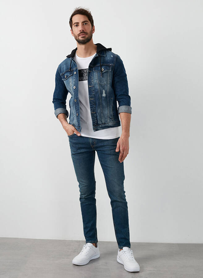 Levi's 512 Ko'k rangli erkaklar uchun oddiy o'tirishli Slim Tapered jinsi shimlari SLIM TAPER KIVRY COVE LOCAL - 10