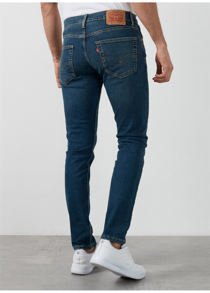 Levi's 512 Ko'k rangli erkaklar uchun oddiy o'tirishli Slim Tapered jinsi shimlari SLIM TAPER KIVRY COVE LOCAL - 14