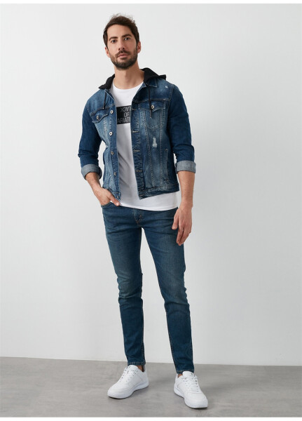 Levi's 512 Ko'k rangli erkaklar uchun oddiy o'tirishli Slim Tapered jinsi shimlari SLIM TAPER KIVRY COVE LOCAL - 16