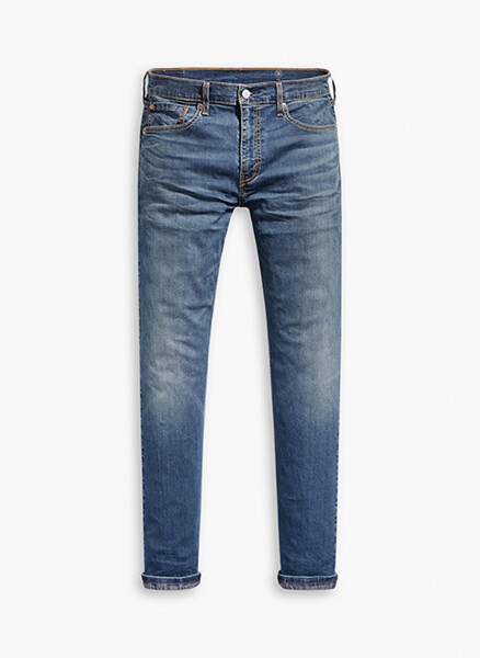 Levis 512 Lacivert Erkek Yüksek Bel Slim Tapered Denim Pantolon - 10