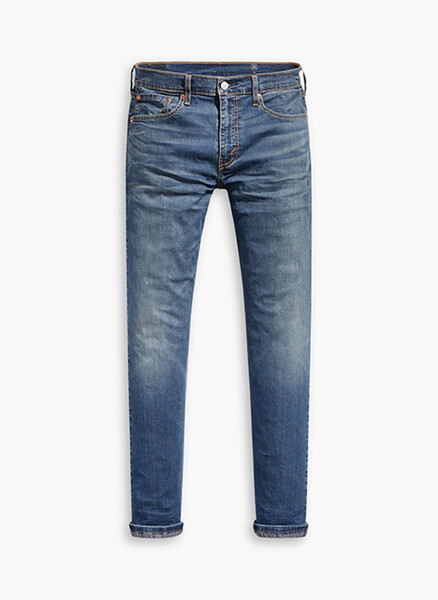 Levis 512 Lacivert Erkek Yüksek Bel Slim Tapered Denim Pantolon - 5