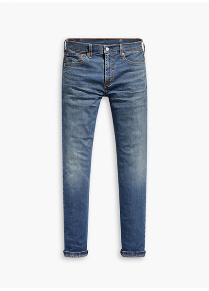 Levis 512 Lacivert Erkek Yüksek Bel Slim Tapered Denim Pantolon - 12