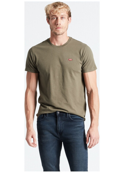 Levis 56605-0110_SS Original Hm Tee Lse Bisiklet Yaka Relaxed Düz Yeşil Erkek T-Shirt - 10