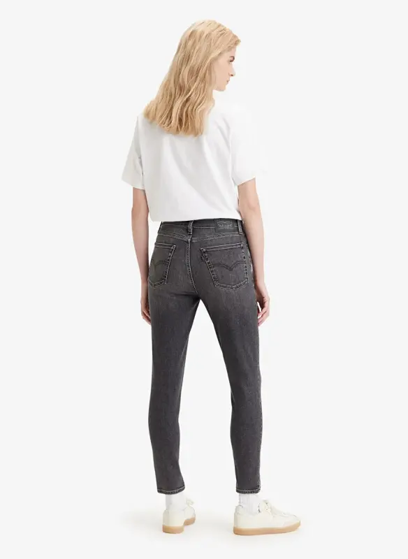 Levis 721 Black Women's High Waist Denim Pants HIGH RISE SKINNY RIVER ROCK LSE - 3