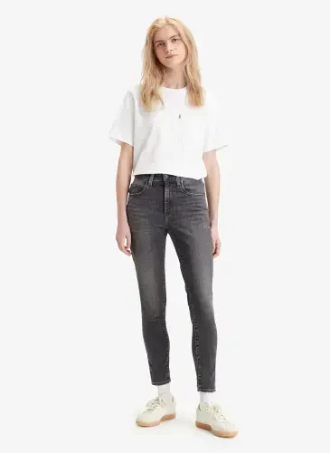 Levis 721 Черные Женские Джинсы с Завышенной Талией HIGH RISE SKINNY RIVER ROCK LSE - 1