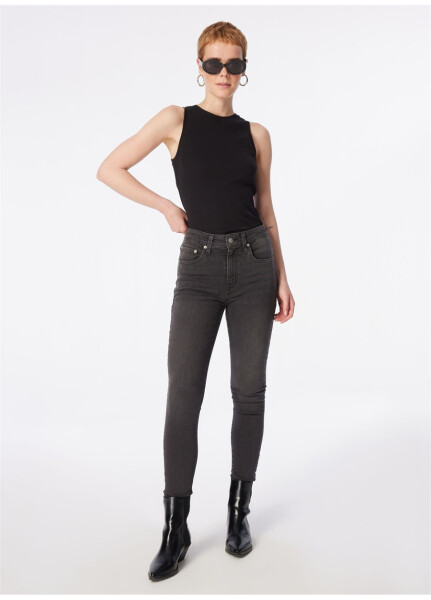 Levi's 721 FLYING INTO THE High Waist Skinny Fit Black Women's Denim Jeans - 13