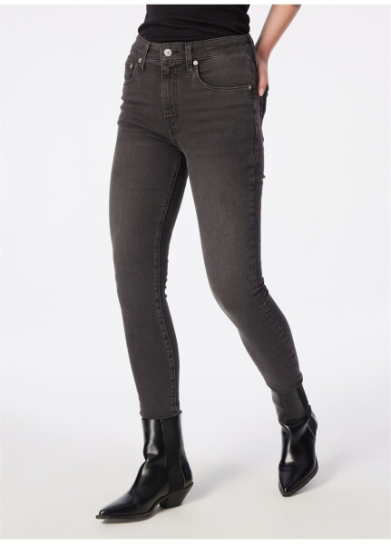 Levi's 721 FLYING INTO THE High Waist Skinny Fit Black Women's Denim Jeans - 15