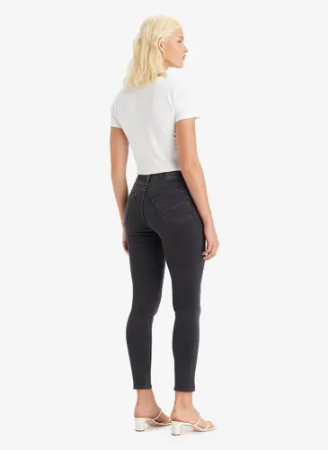 Levis 721 FLYING INTO THE High Waist Skinny Fit Black Women's Denim Pants - 3