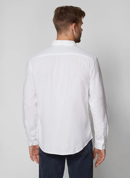 Levis 86625-0002 Ls Battery Shirt Slim Beyaz Erkek Gömlek - 5