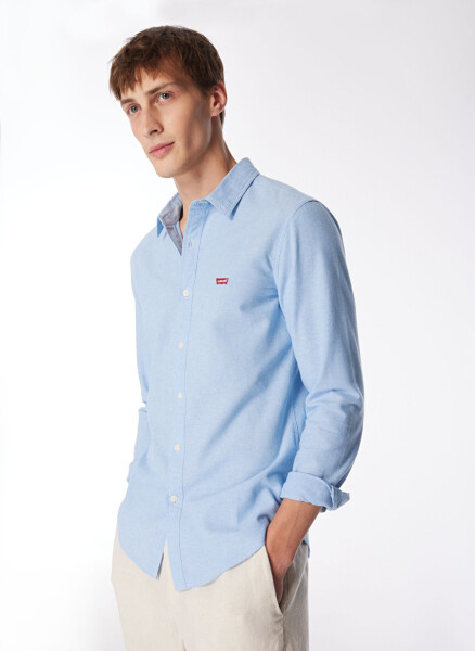 Levi's 86625-0005 Ls Battery Shirt Slim Blue Men's Shirt - 1