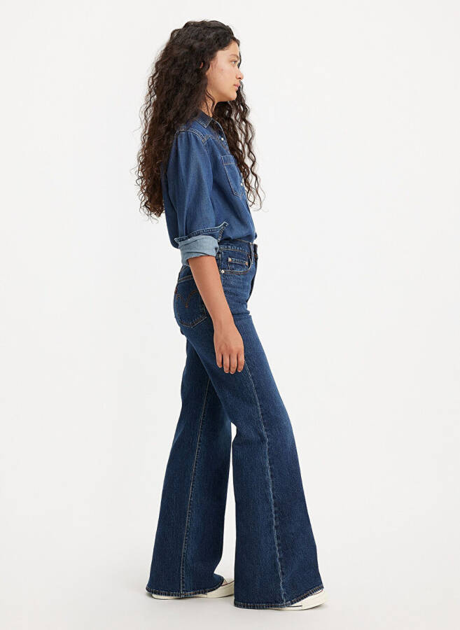 Levis Açık Mavi Kadın Denim Pantolon RIBCAGE BELLS SONOMA TRAIN - 5