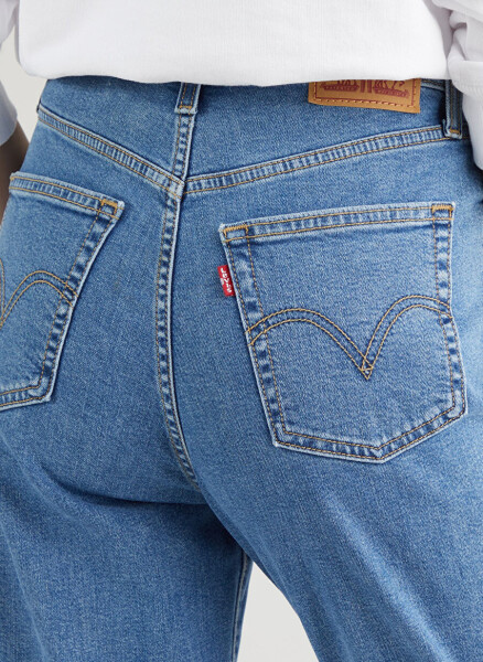 Levis Açık Mavi Kadın Yüksek Bel Denim Pantolon MOM JEAN FYI - 23