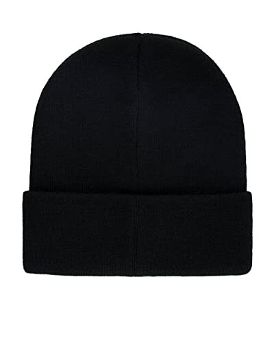 Levi's All Season Comfy Leather Logo Patch Cuffed Hero Beanie - 19