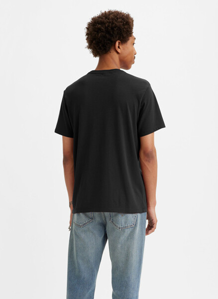 Levis Bisiklet Yaka Siyah Erkek T-Shirt SS CLASSIC HM TEE TR MINERAL BLACK - 3