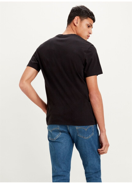 Levis Bisiklet Yaka Siyah Erkek T-Shirt SS CLASSIC HM TEE TR MINERAL BLACK - 9