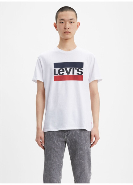 Levi's Crew Neck Beige Men's T-Shirt - 5