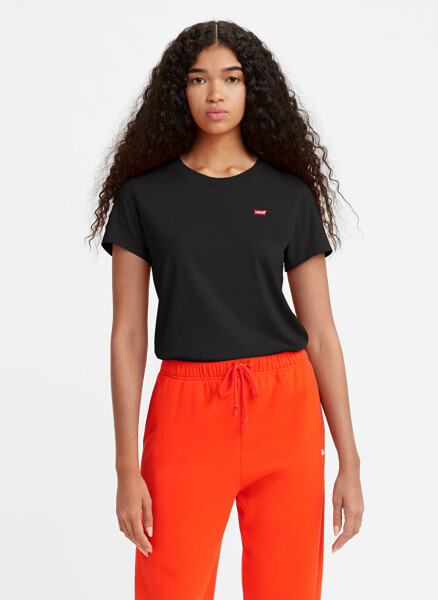 Levis Crew Neck Black Women's T-Shirt A4917-0000 Black T-Shirt - 1