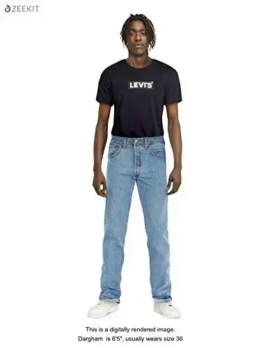 Levi's Erkaklar 501 Original Fit Jinsi - 5