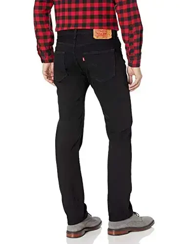 Levi's erkaklar 501 Original Fit jinsi (Katta va baland bo'yli o'lchamlarda ham mavjud), Nickel Black, 38W x 29L - LEVI'S (1)