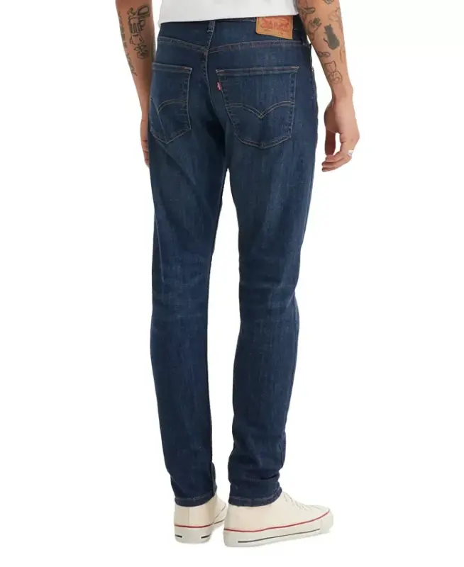 Levi’s® Erkaklar 512™ Flex Toraytirilgan Slim Fit Jinsi-Qizil Tuman - 4