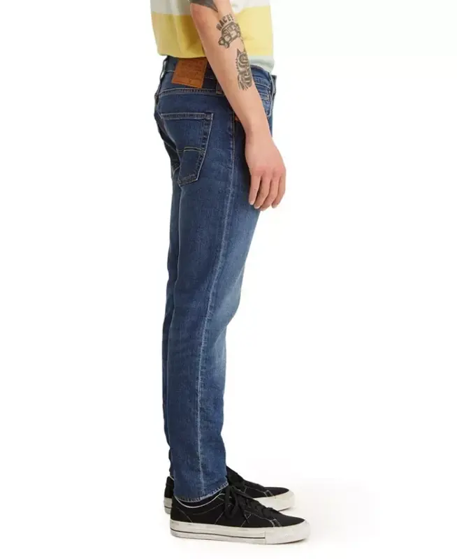 Levi’s® Erkaklar 512™ Flex Toraytirilgan Slim Fit Jinsi-Qizil Tuman - 5