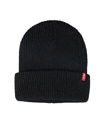 Levi's erkaklar klassik qishki issiq trikotaj shapka va sharf to'plami - 4